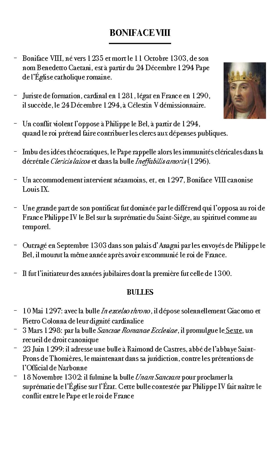 BONIFACE VIII