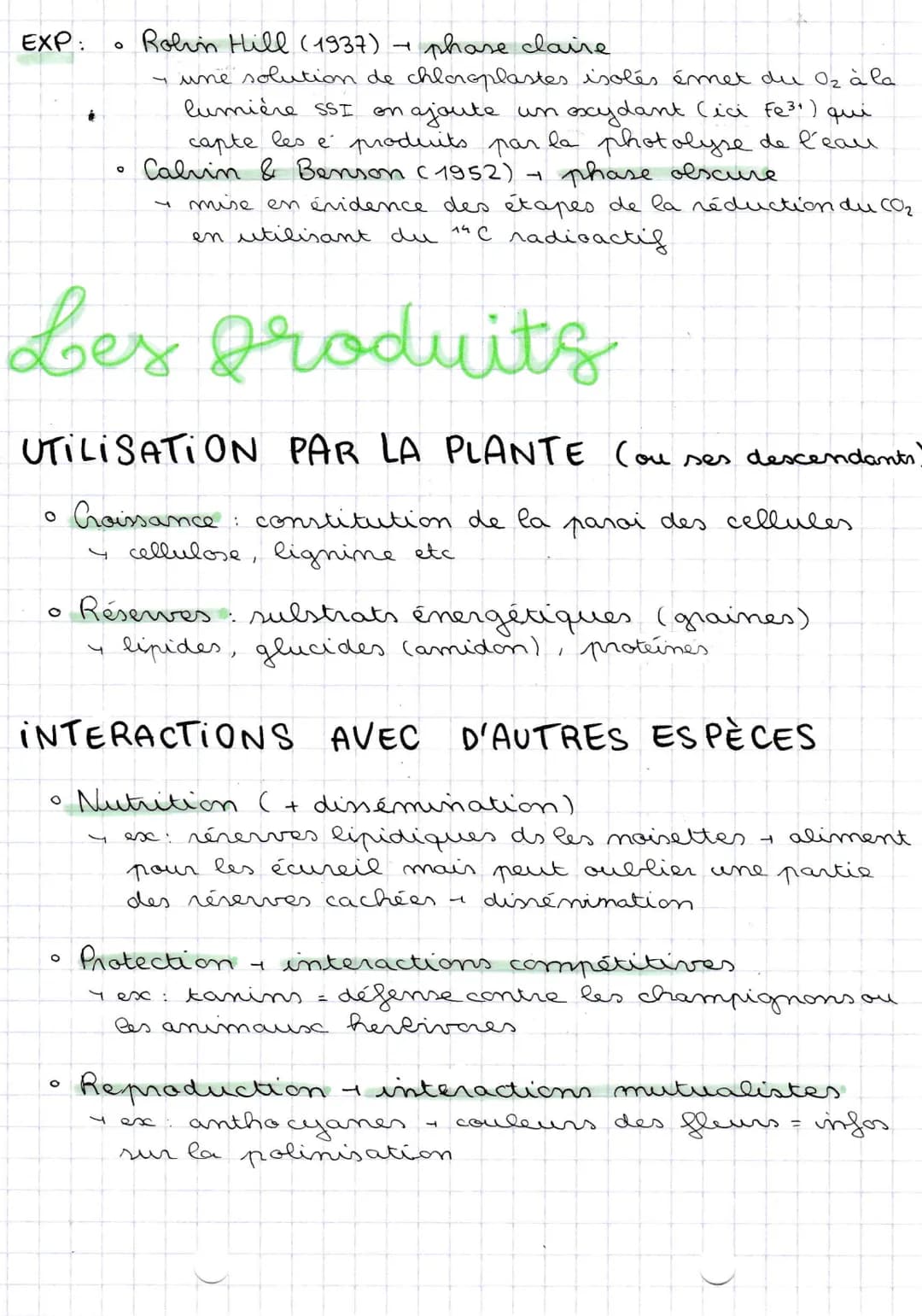 Plantes
ET LA PRODUCT DE MATIÈRE
ORGANIQUE
La photosynthese
04/12/22
4 elle se déroule dans les chloroplastes
et comporte 2 phases.
:
1 phas