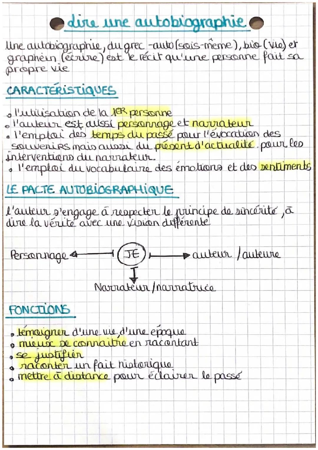 Lire une autobiographie 