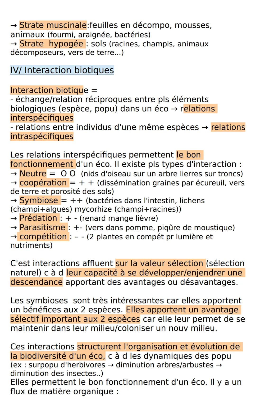 SVT: Les écosystème, des interactions
dynamiques entres les êtres vivants et leur milieu
I/ Caractéristiques d'un écosystème
Écosystème: ens