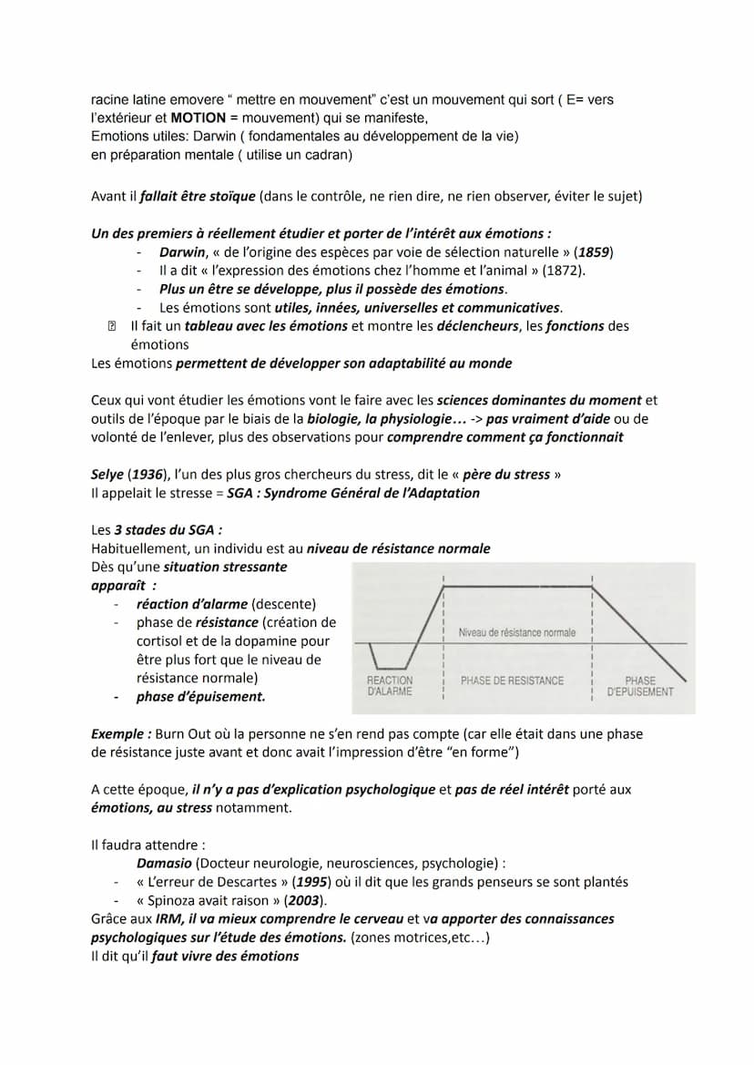CHAPITRE 1: GESTION DES ÉMOTIONS ET DU STRESS
Introduction
parfois le stress est positif mais le plus souvent négatif
Citations pour context