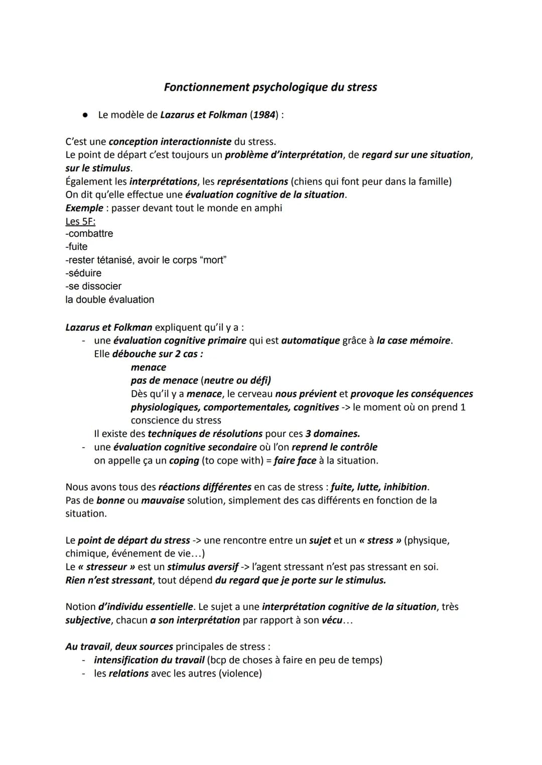CHAPITRE 1: GESTION DES ÉMOTIONS ET DU STRESS
Introduction
parfois le stress est positif mais le plus souvent négatif
Citations pour context