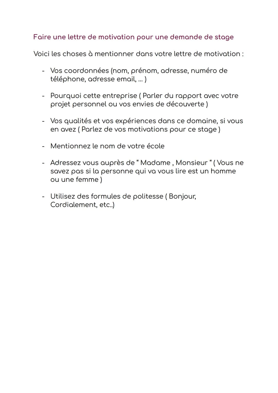 LE STAGE DE 3EME
Lors de ton année de 3ème tu seras confronté au "stage" ou
"période d'observation".
Il dure en moyenne une semaine et te pe