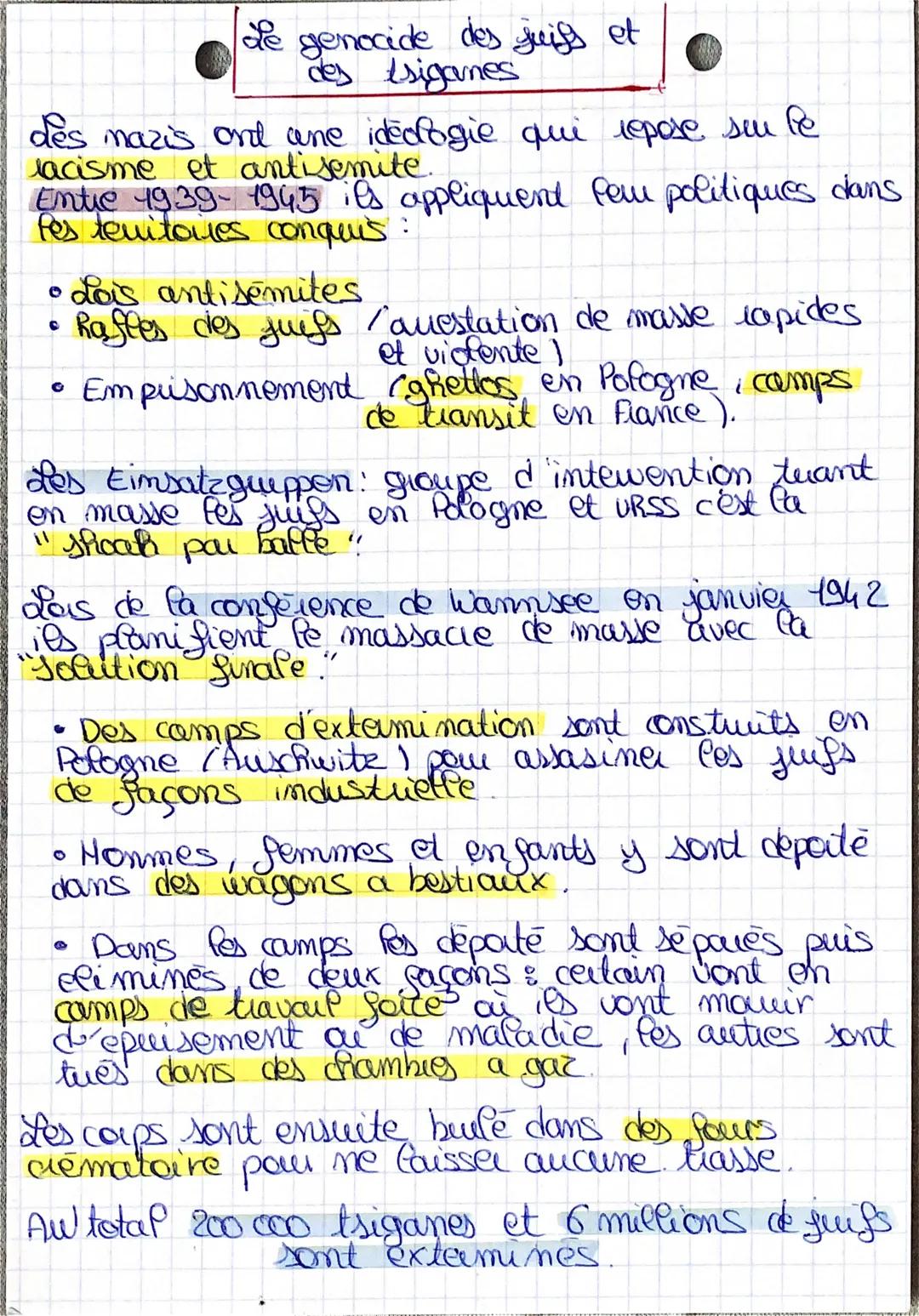 # Le genocide des juifs et
des tsiganes

des nazis ont une idedogie qui repose seu le
lacisme et antisemite.
Entre 1939-1945 ils appliquent 