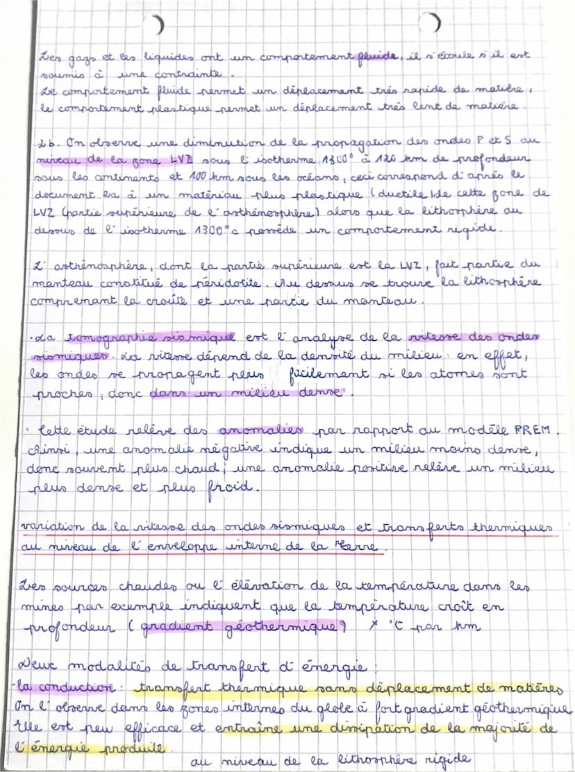 
<p>Les études sismologiques et thermiques apportent une contribution significative à notre compréhension de la terre. Chaque année, environ