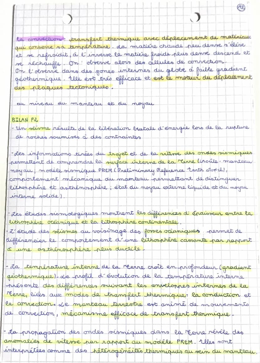
<p>Les études sismologiques et thermiques apportent une contribution significative à notre compréhension de la terre. Chaque année, environ