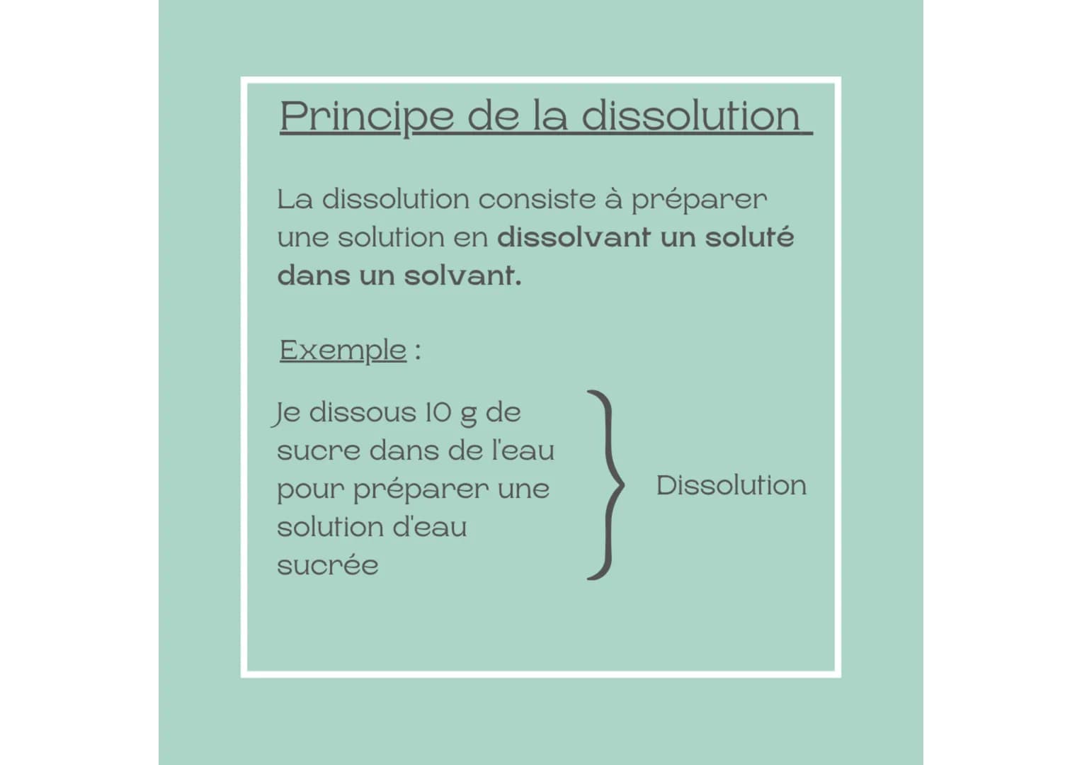 Fiche méthode
La dissolution
Niveau: TST2S Verreries et matériels
utilisées
fiole jaugée
V mL
Y
entonnoir
balance
spatule Principe de la dis
