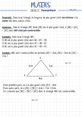 Know Maths : L’inégalité triangulaire thumbnail