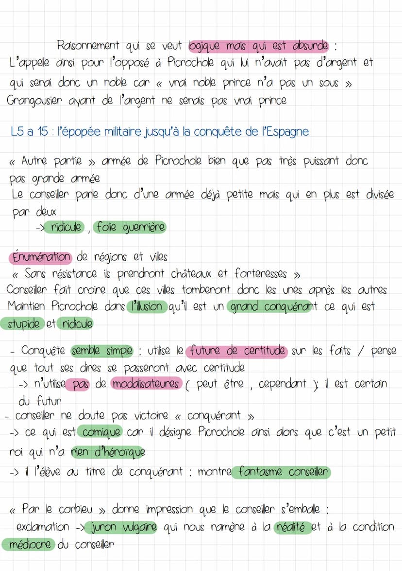 CARGANTUA
TEXTE3: CHAPITRE 33°
De «
une partie va se ruer vers Gandgousier >>
A « je ne baiserais pas ses pantoufles
SITUATION Guerre p et G