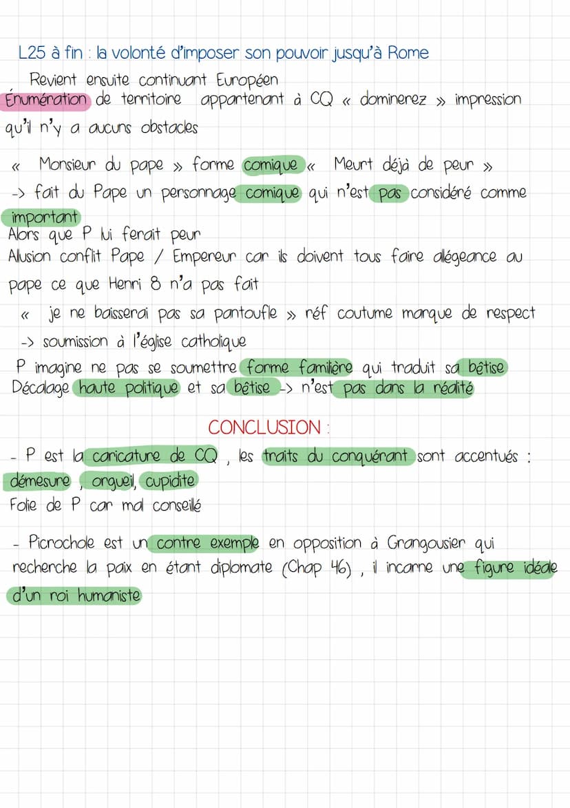 CARGANTUA
TEXTE3: CHAPITRE 33°
De «
une partie va se ruer vers Gandgousier >>
A « je ne baiserais pas ses pantoufles
SITUATION Guerre p et G
