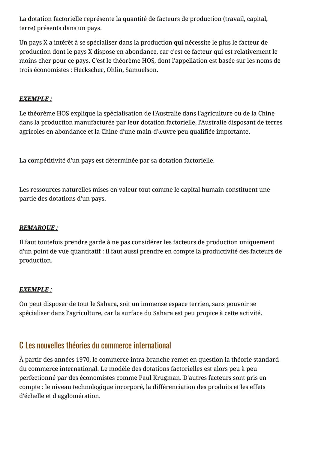 CHAPITRE 3: Quels sont les
fondements du commerce international
et de l'internationalisation de la
production
Le commerce mondial connaît de