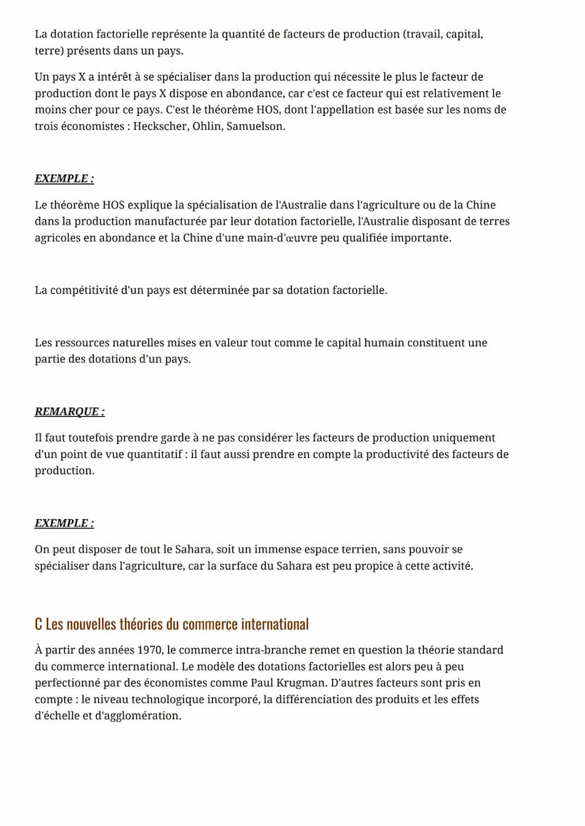 CHAPITRE 3: Quels sont les
fondements du commerce international
et de l'internationalisation de la
production
Le commerce mondial connaît de