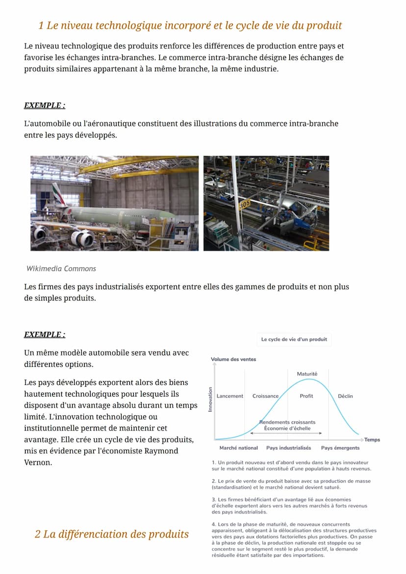 CHAPITRE 3: Quels sont les
fondements du commerce international
et de l'internationalisation de la
production
Le commerce mondial connaît de