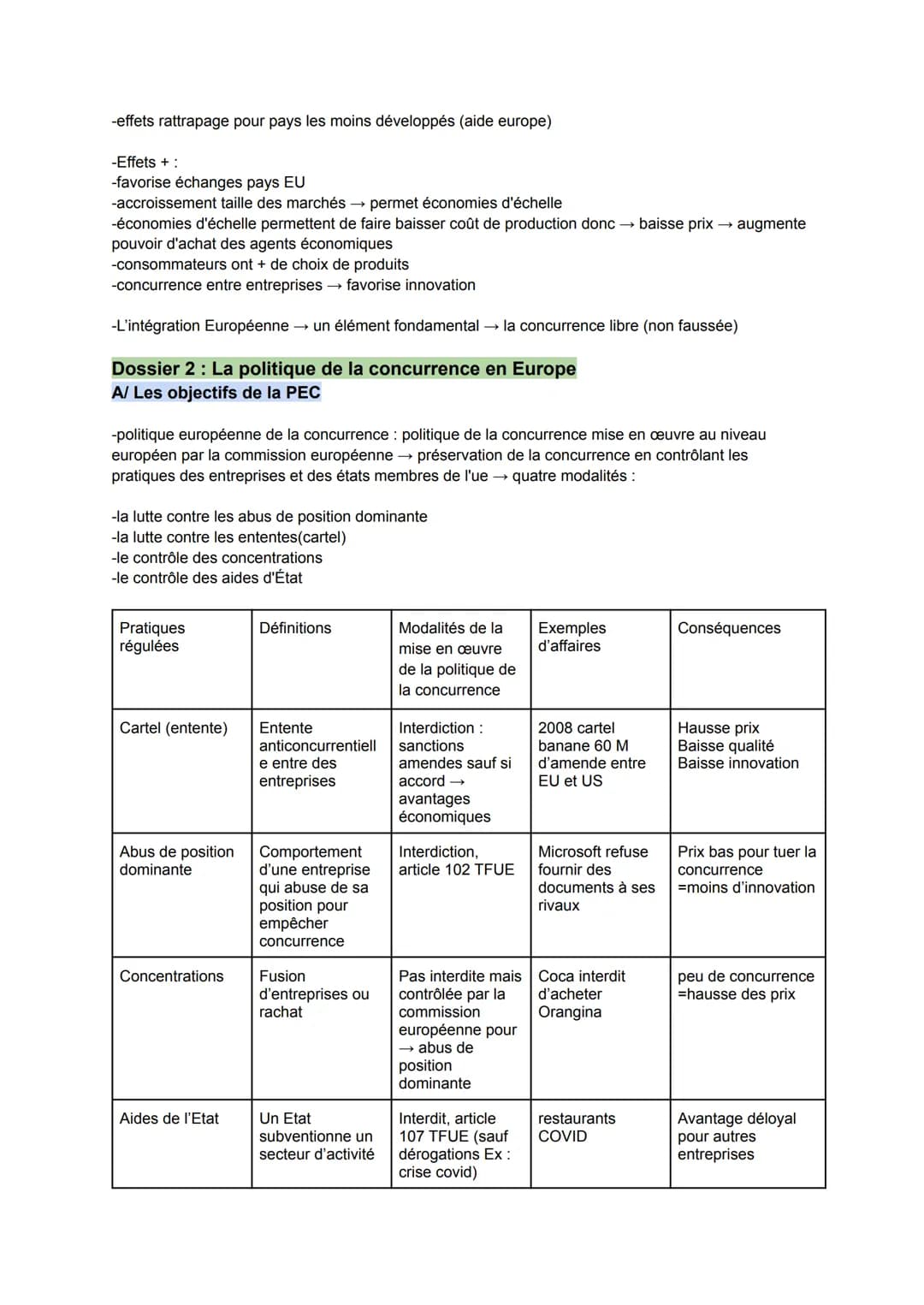 Dossier 1 : Quelles politiques économiques dans le cadre européen ?
-1951 CECA jette les base d'un marché commun
-1957 traité de Rome : 6 pa