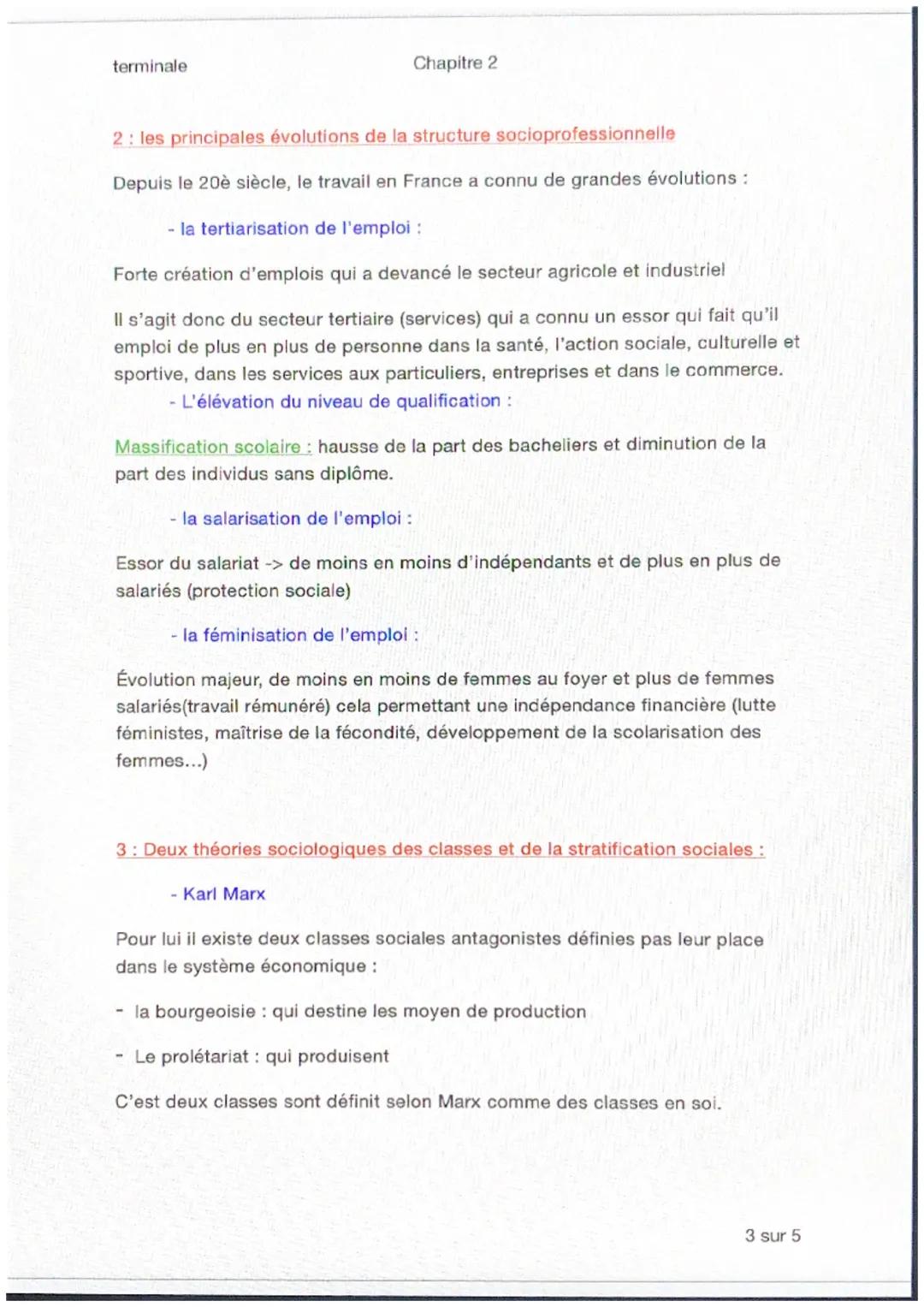 terminale

Chapitre 2

# SES bac

## Comment est structuré la société française actuelle ?

A toute époque, les sociétés ont des structures 