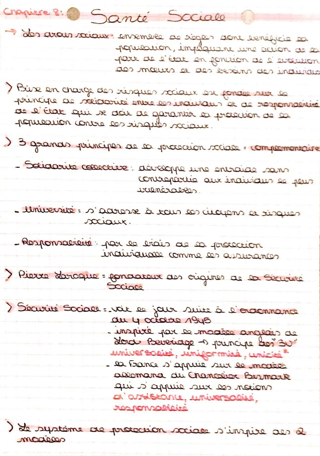 Des risques sociaux à la protection sociale, un projet de société 