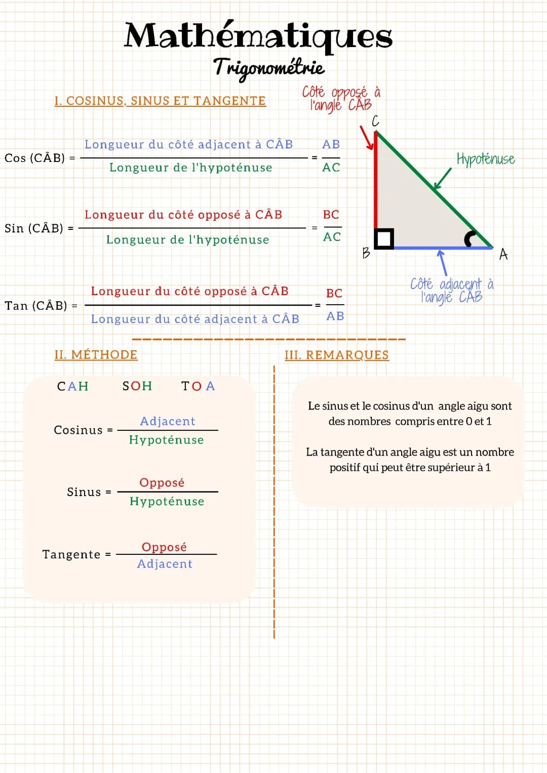 Trigonométrie