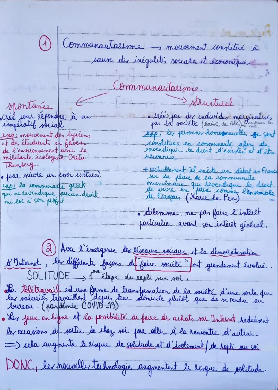 Le repli sur soi et le lien communautaire: Pourquoi on se referme et les conséquences chez les jeunes