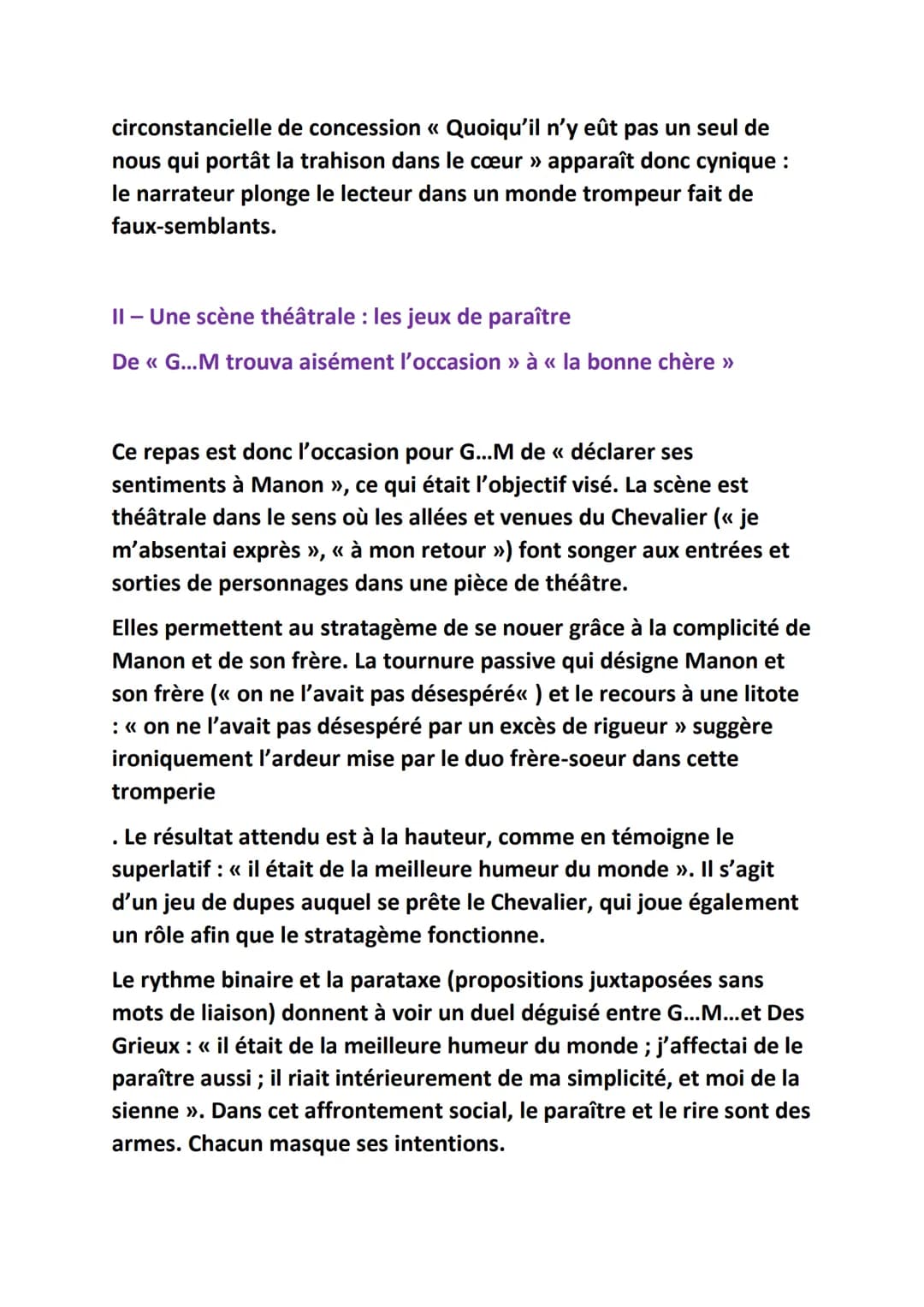 Analyse linéaire : Manon Lescaut
Introduction
Né en 1697, Antoine-François Prévost est un écrivain prolixe qui
mène une vie riche en rebondi