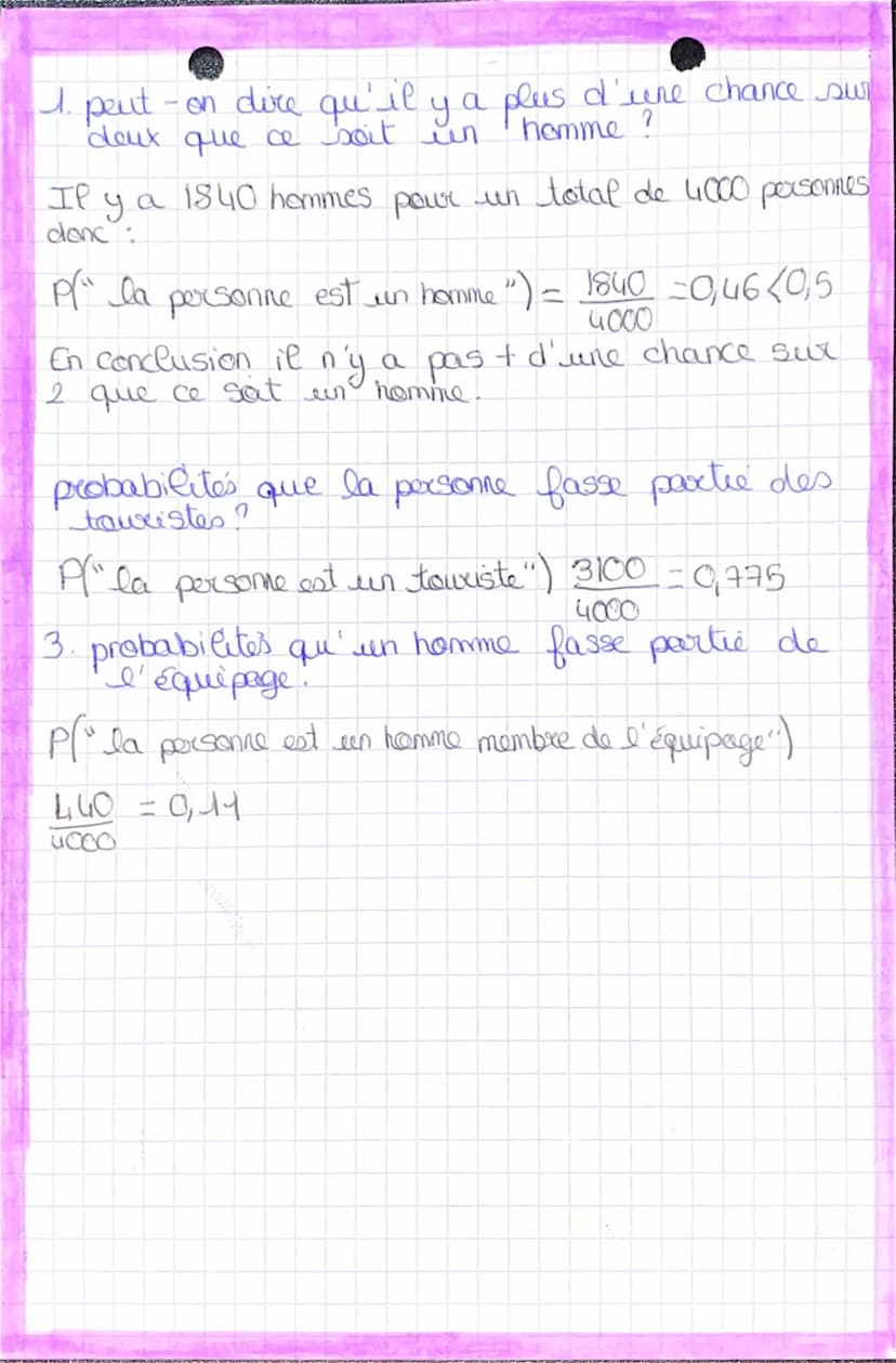 •·les probabilités
Les probabilites permettent de répondre à une question
en situation d'incertitudes et d'évenement incertains.
on les util