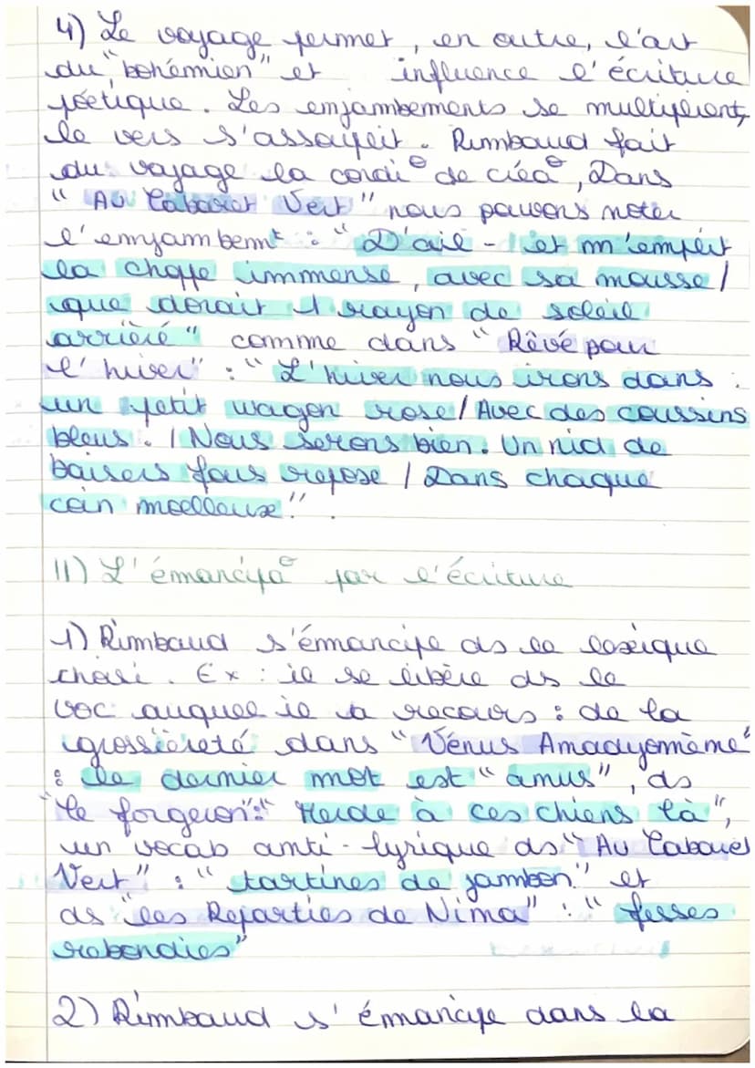 Parcours 1. Emanciations Créatrices
Cahiers de Douai - Arthur
- Arthur Rimbaud
"
émancipation : s'affranchic d'une
autorité
plusieurs idées 