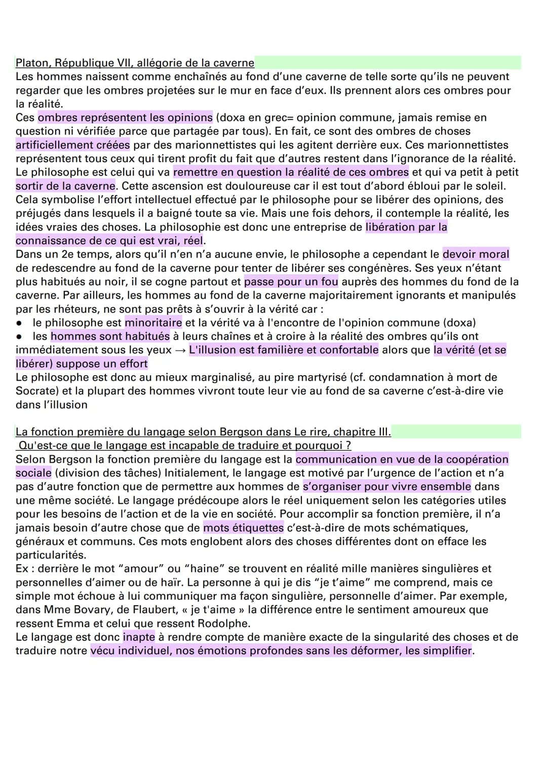 LE LANGAGE
Aristote, << l'homme est un animal politique ».
Selon Aristote, il ne faut pas confondre :
Logos* grec: langage + raison --> disc