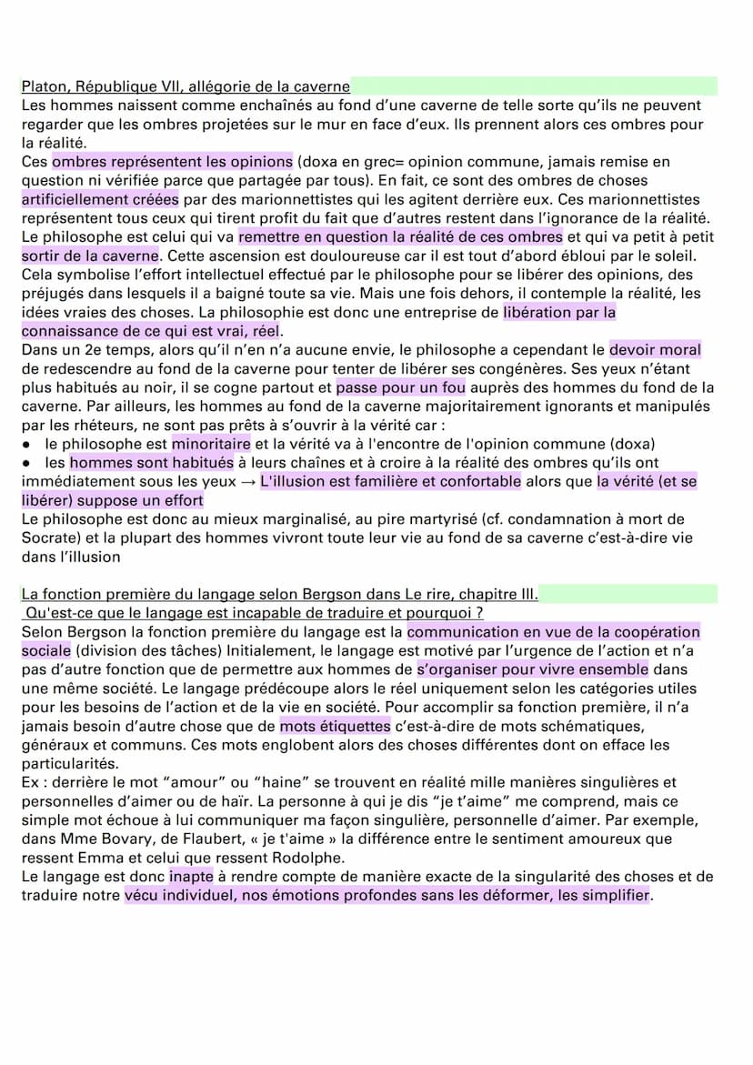 LE LANGAGE
Aristote, << l'homme est un animal politique ».
Selon Aristote, il ne faut pas confondre :
Logos* grec: langage + raison --> disc
