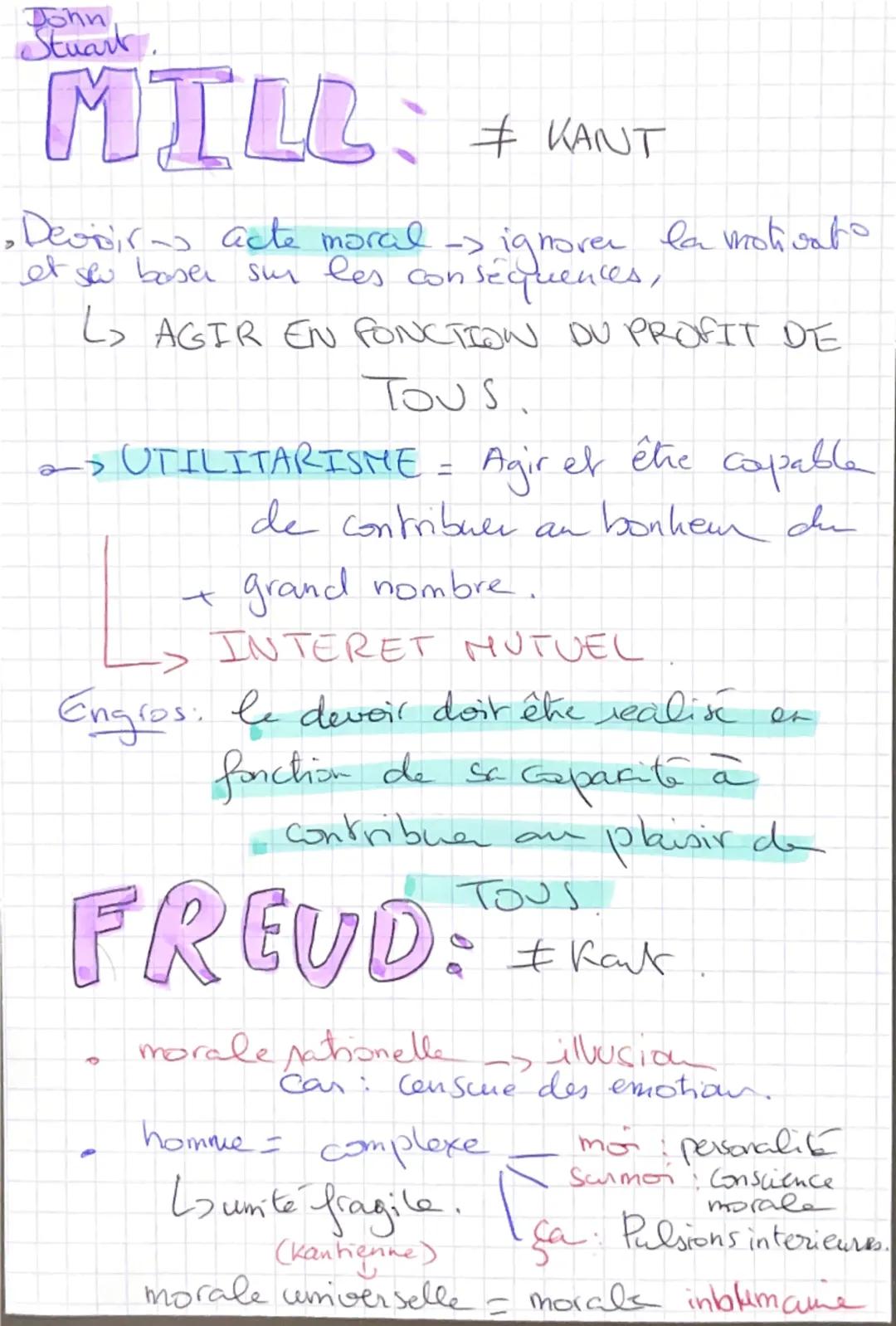 # LE DEVOIR.

-> Obligation pour l'homme d'obéin.

-> ensemble de regles quidant la consiere
morale.

-> domaine moral.

KANT:

$F\rightarro