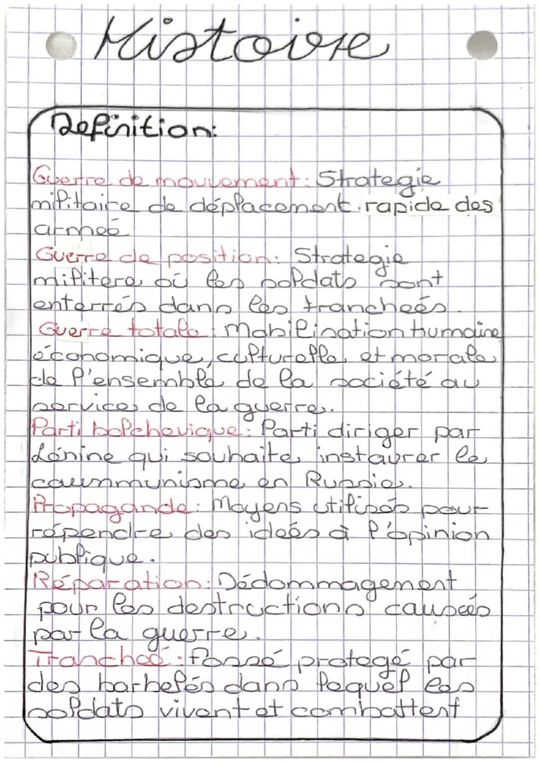 Histoire
La première guerre mondiale
Repères:
1914-1918
1916: bataille de verdun
nov 1918: armistice
1915: Genocide arménieno
Octobre 1917: 