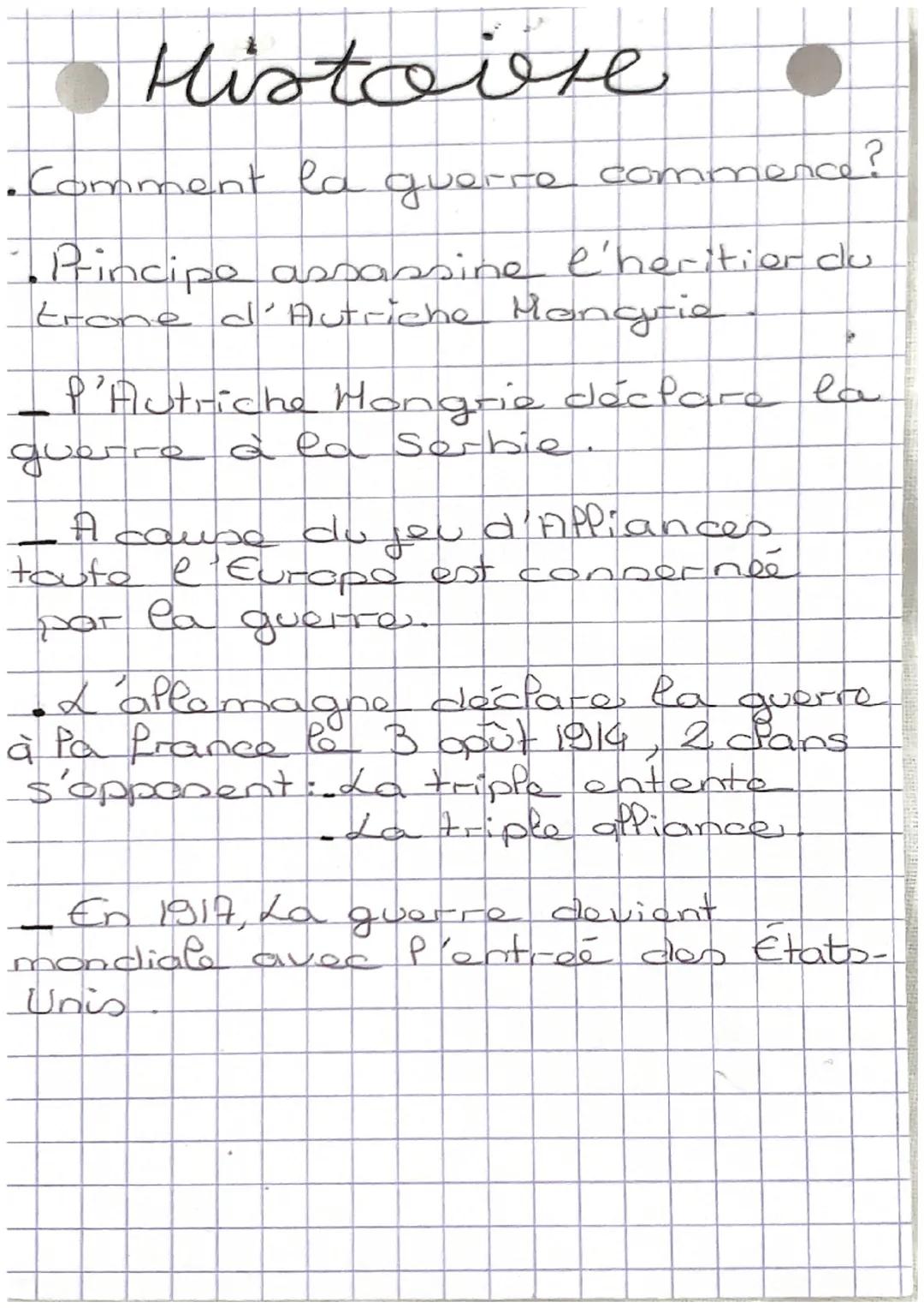 Histoire
La première guerre mondiale
Repères:
1914-1918
1916: bataille de verdun
nov 1918: armistice
1915: Genocide arménieno
Octobre 1917: 