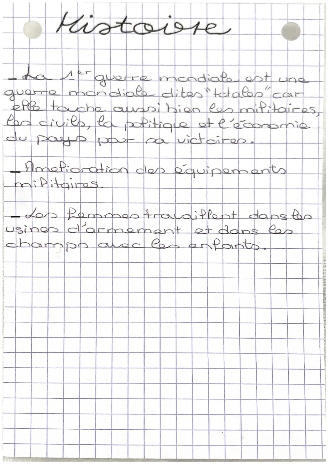 Histoire
La première guerre mondiale
Repères:
1914-1918
1916: bataille de verdun
nov 1918: armistice
1915: Genocide arménieno
Octobre 1917: 