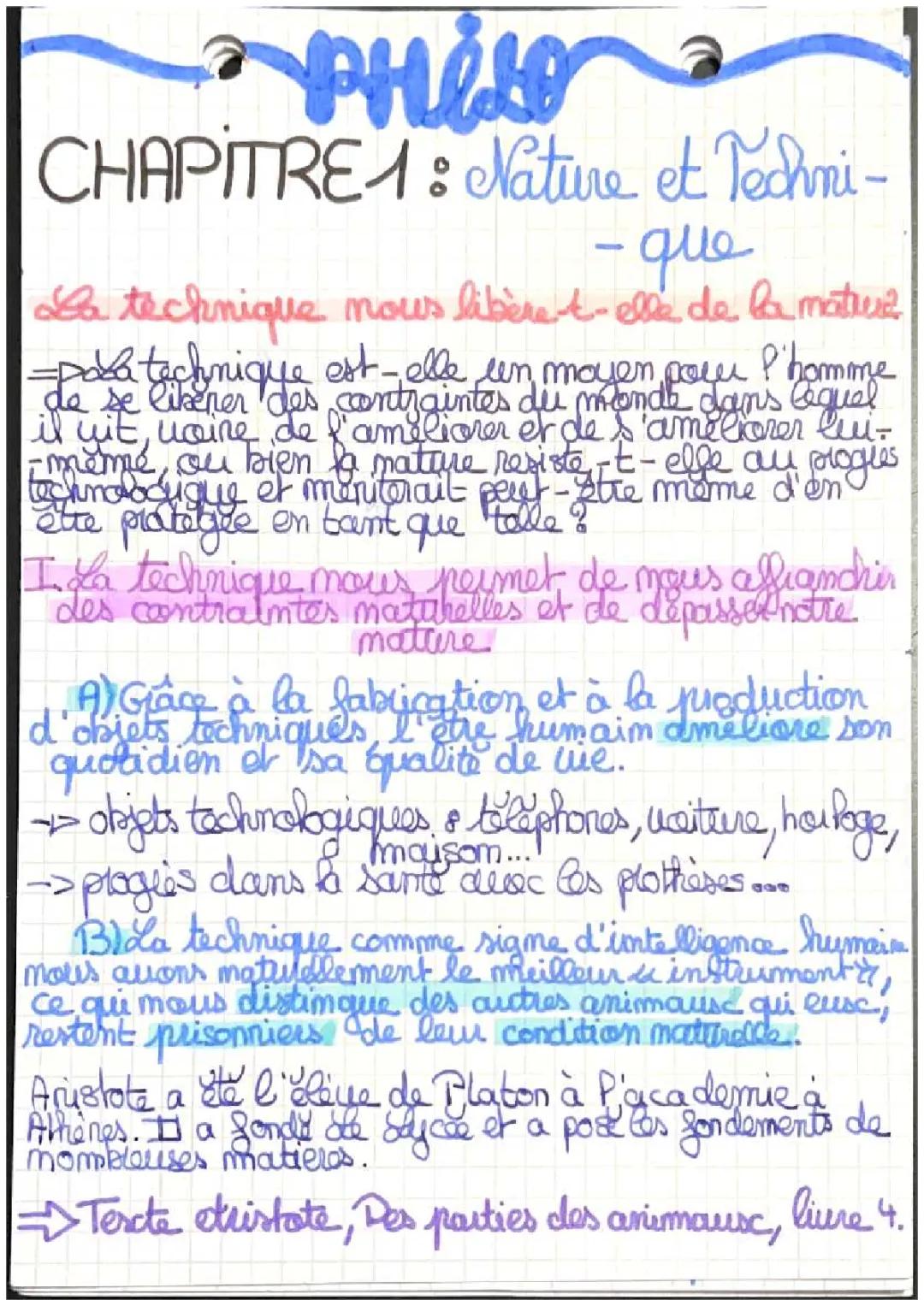 Fiche de révision Philosophie 