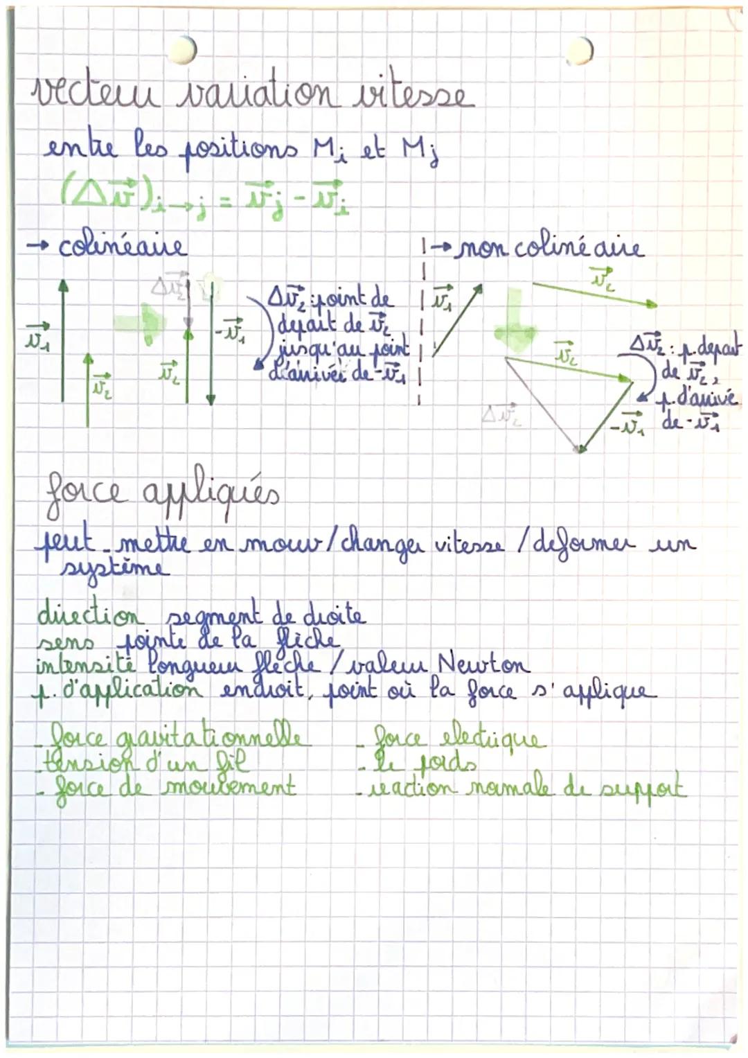 # Omouvement)

- pour étudier le mouvement d'un objet on
Lutilise un referentiel
- la variable et le temps
- la vitesse est un vecteur (norm