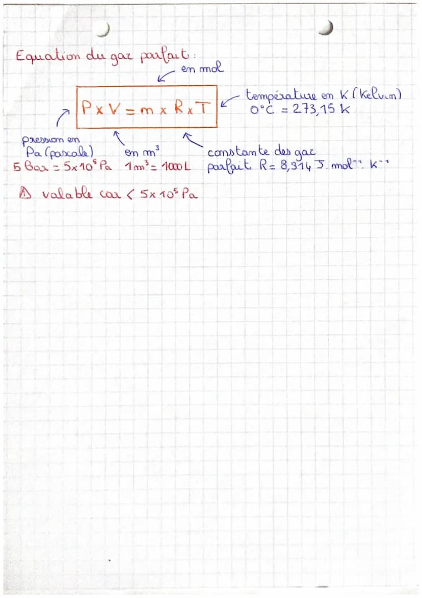 7 Amalyse d'un système chimique
(2
Loi de Beer - Lambert: (espèce colorée )
Ax = E x P x c
↑
csel, d'absorption
coef
sans
unité molaire en L