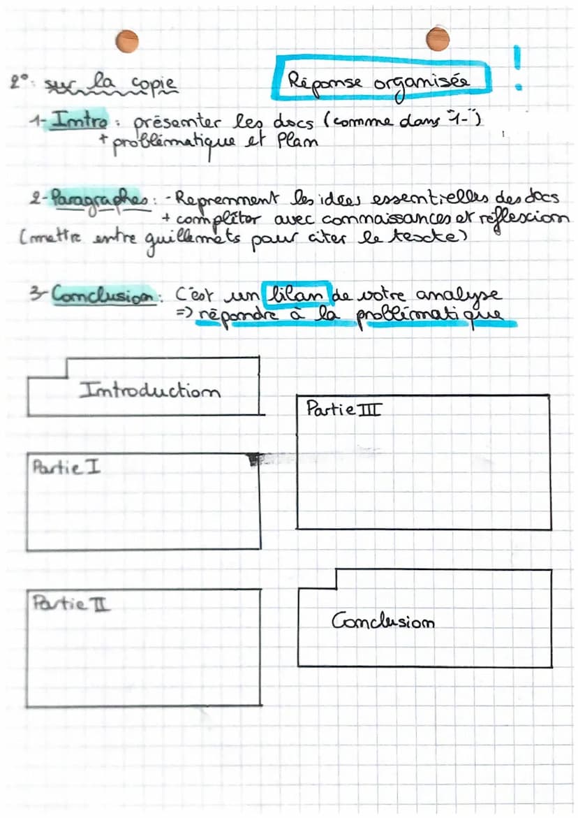 H.G.G.SP
Methodologie: Amalyse critique de document
1°: au brouillon
1--Présenter les dock: mature, auteur, source date.
• Lire
la consigne 
