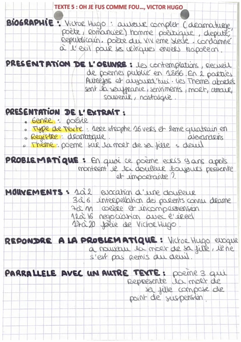 TEXTE 1: LES SEPARES, MARCELINE DESBORDES-VALMORE
BIOGRAPHIE: marcelines Desbordes - Valmore poètesse du
XIX ème siecle. frequentait les sal
