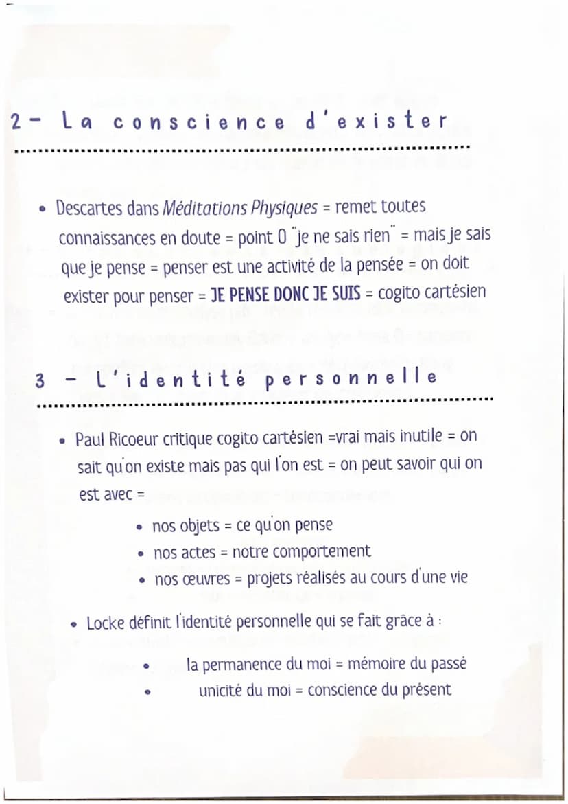 ●
1- Définitions
Sujet : Celui qui dit je et qui est responsable de ses
actions
●
●
philosophic
CONSCIENCE INCONSCIENCE
●
Conscience : Facul