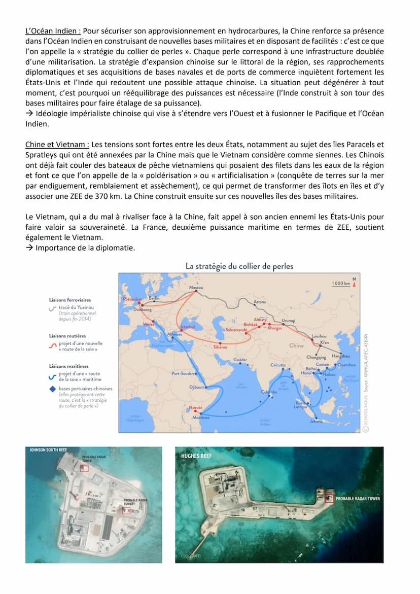 III.
Mers et océans reflètent un monde polarisé et inégal
A) Des flux maritimes qui révèlent une mondialisation inégale :
Les routes maritim