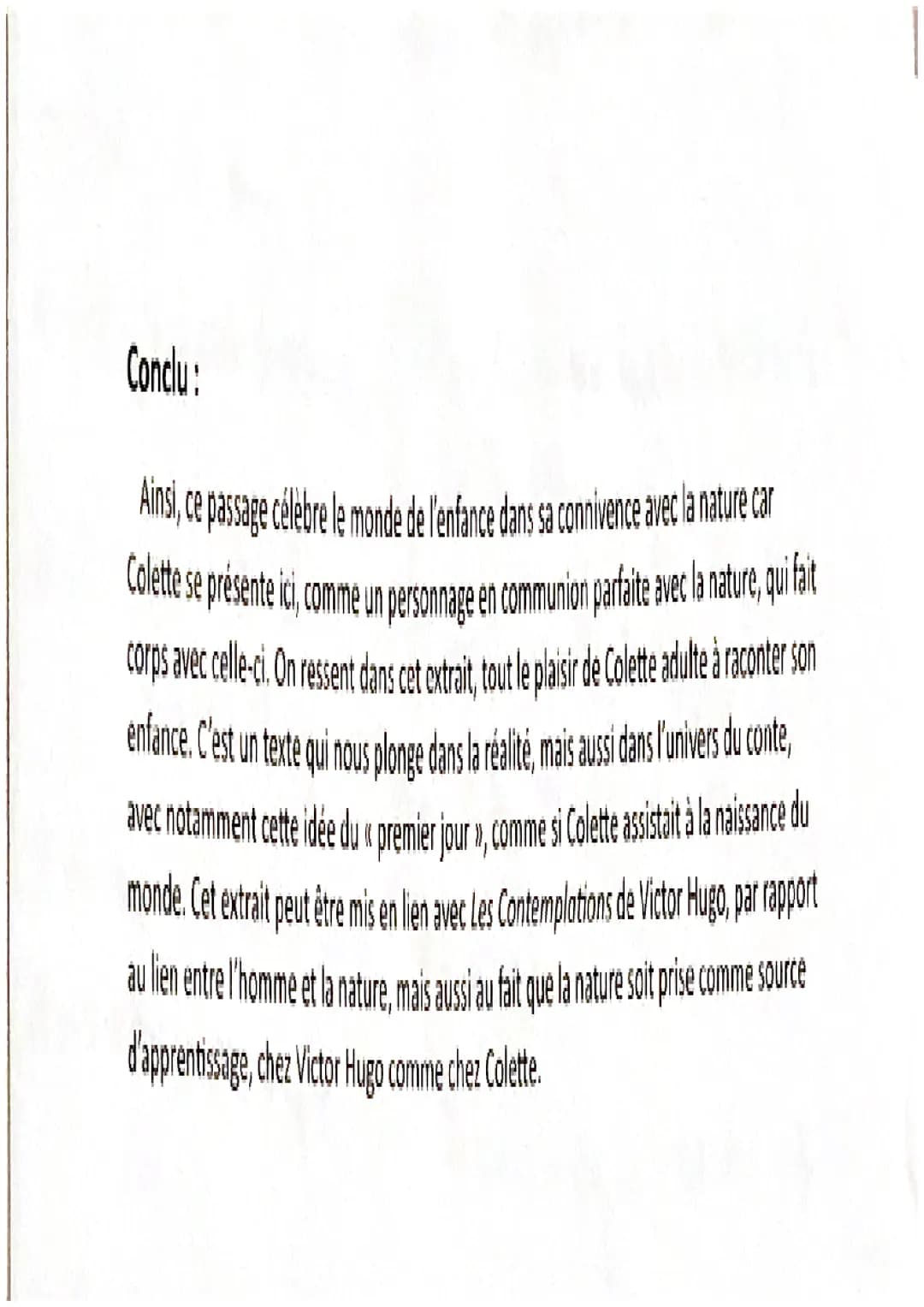 TEXTE 16: Colette, Sido, 1930, Les Vrilles de la Vigne, 1908
Sido, p.49 - 50
Intro :
Colette est une écrivaine et romancière française née e