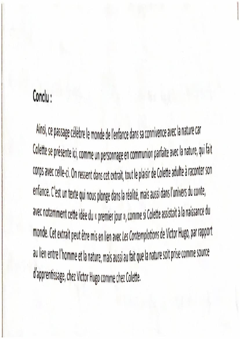 TEXTE 16: Colette, Sido, 1930, Les Vrilles de la Vigne, 1908
Sido, p.49 - 50
Intro :
Colette est une écrivaine et romancière française née e
