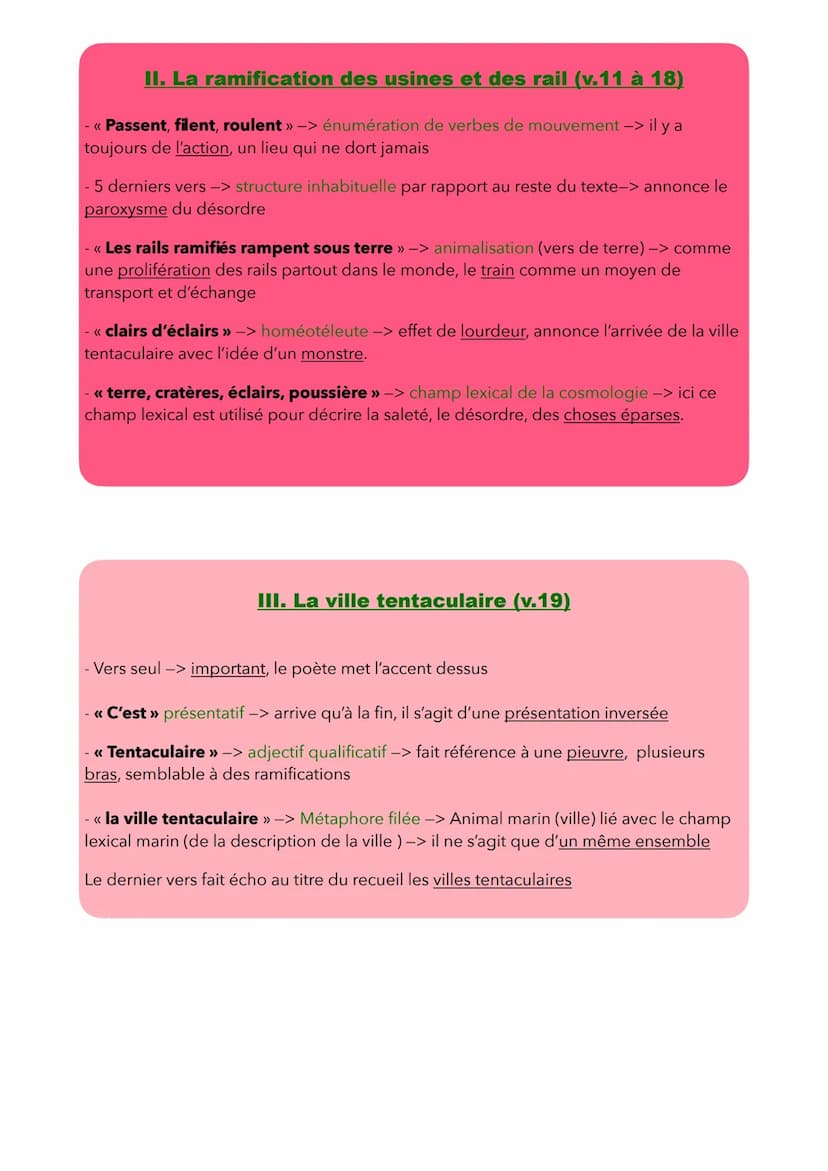 Texte 3: << Tous les chemins vont vers la ville »
Intro :
- Emile Verhaeren est un poète flamand qui appartient au symbolisme. Il est
fascin