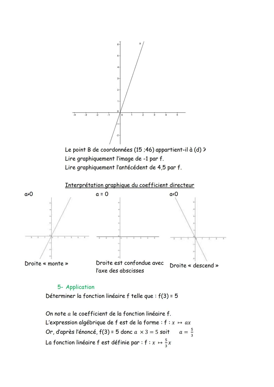 PROPORTIONNALITE et FONCTION LINEAIRE
I- Proportionnalité
1) Coefficient de proportionnalité
Définition Deux listes de nombres sont proporti