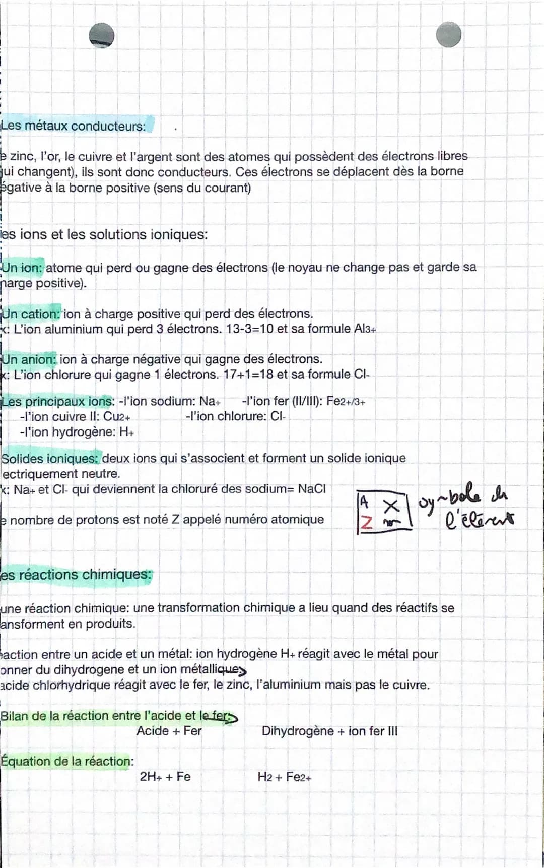 Physique-Chimie
Représentation de l'atome:
420 avant J.C.: Démocrite donne le nom atomos et dit que les
atome du citron est acide donc point