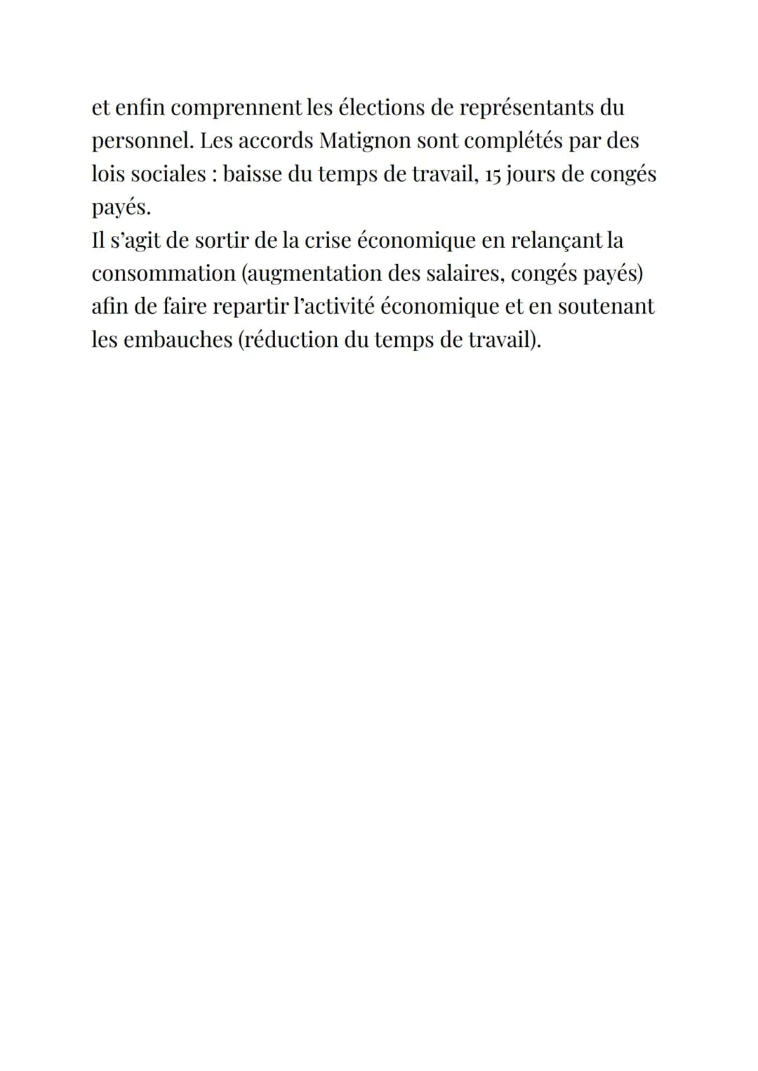 HISTOIRE - LE FRONT POPULAIRE
Face à la menace des ligues d'extrême droite, les partis
de gauche se rassemblent le 14 juillet 1935. Ce mouve