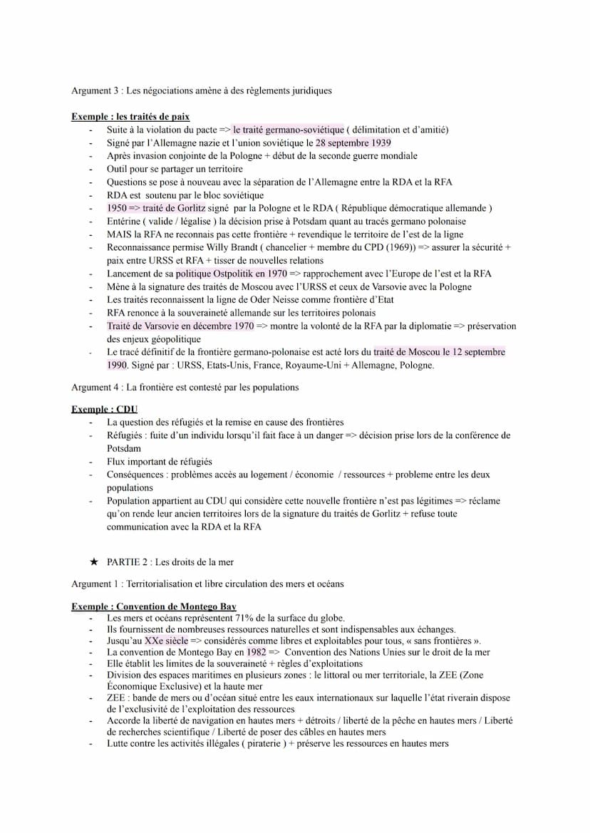 THÈME 3: ETUDIER LES DIVISION POLITIQUE DU MONDE - LES FRONTIÈRES
★ Introduction :
AXE 2 : LES FRONTIÈRES EN DÉBAT
Une frontière est une sép