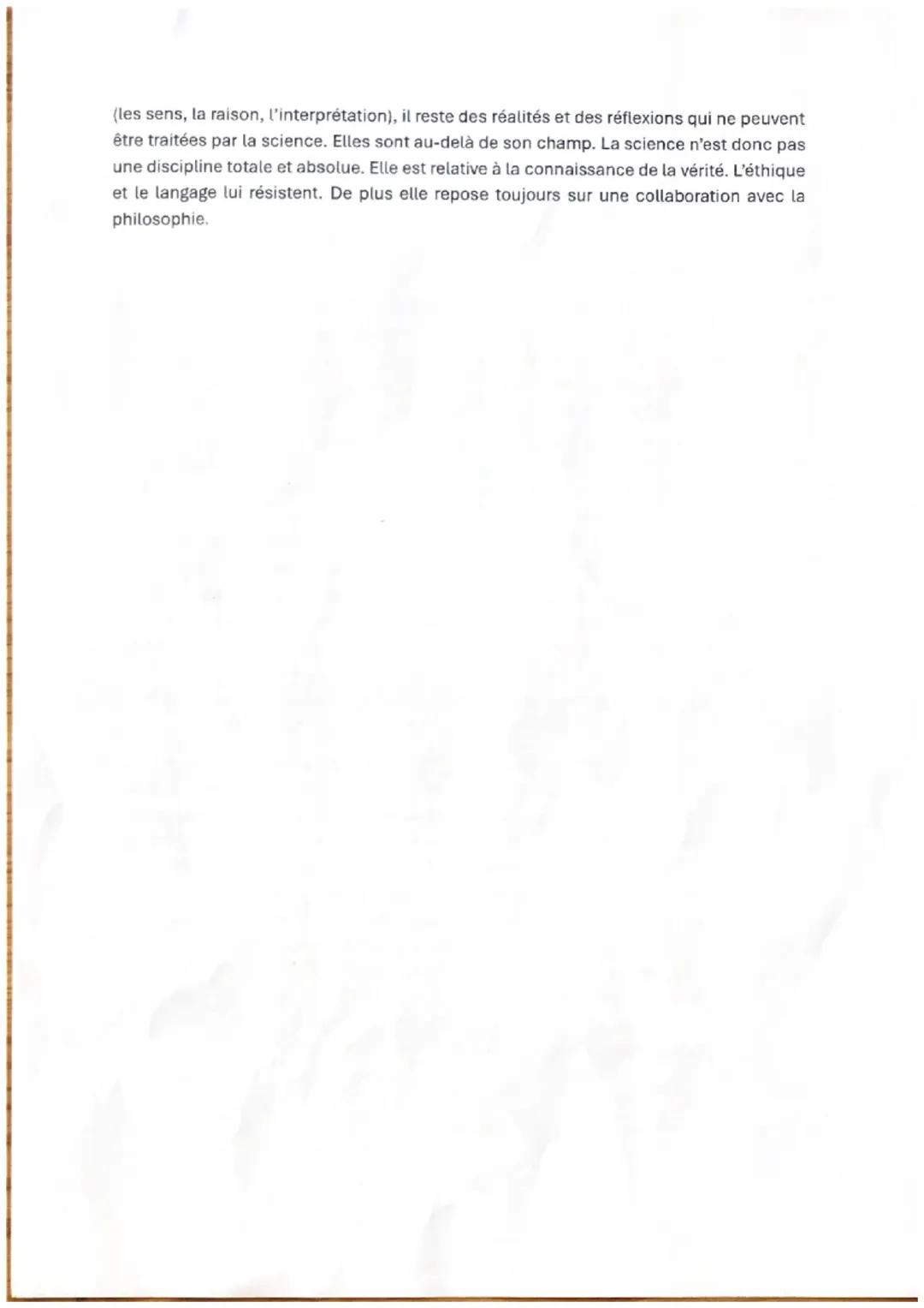 LA VERITE EST-ELLE SEULEMENT SCIENTIFIQUE?
Lorsqu'une personne se présente devant un tribunal en justice pour témoigner, elle
s'engage à «<d