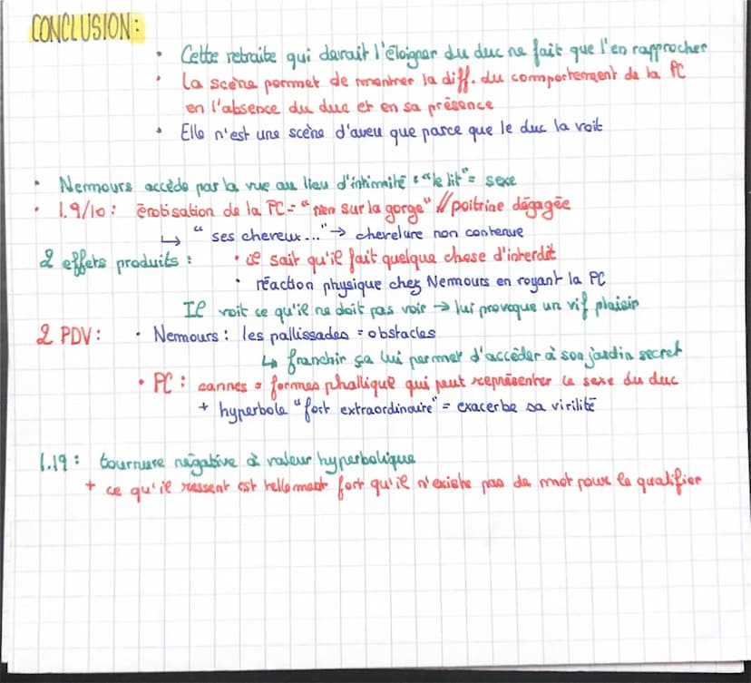 VOIR SANS ETRE VU
ANALYSE LINEAIRE
3 MOUVEMENTS
PROBLEMATIQUE
• 1.4./6:
●
•
+
$
+ CL
FRANÇAIS
Une princesse inaccessible
L'intimité de la PC