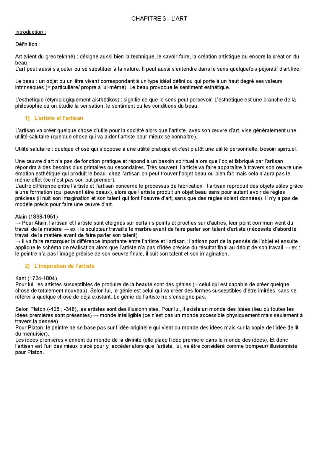 Artiste et Artisan : Différences et Points Communs