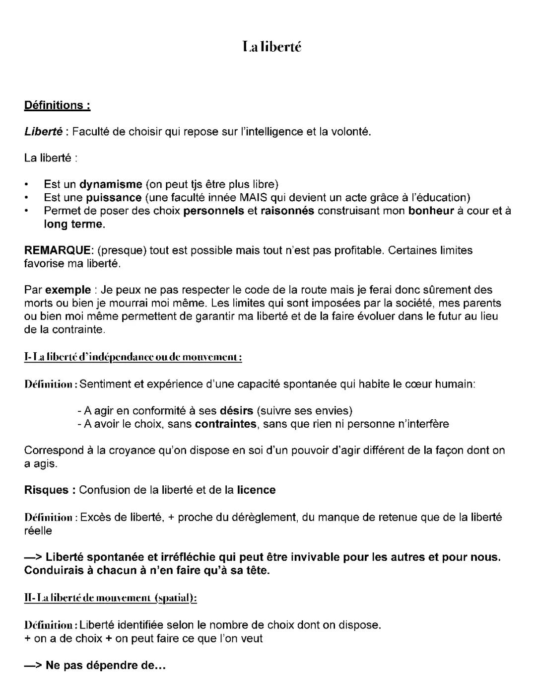 La Liberté : Définitions et Citations Essentielles