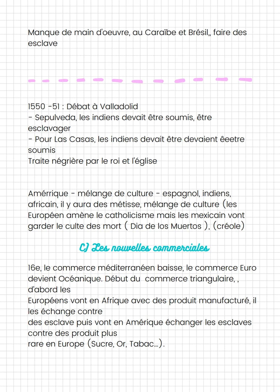 
<p>Les conséquences de la découverte du "Nouveau Monde" par les Européens ont été d'une grande importance pour l'histoire mondiale. Pendant